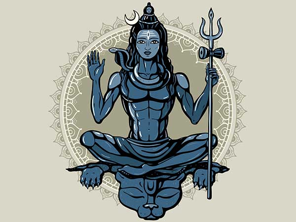 শিবের মস্তকের চন্দ্রঃ