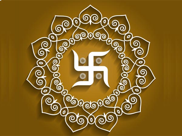 ৩.সোয়াস্তিকা চিহ্ন: