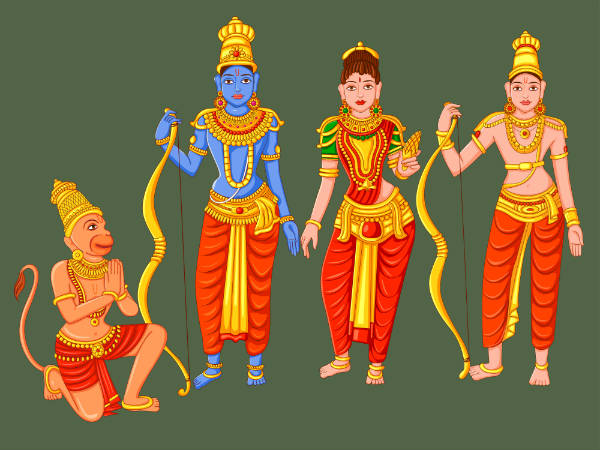 ৪. রাম দরবারের সামনে প্রদীপ জ্বালালে :