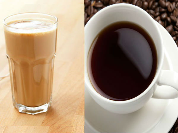২) কফি ও চা