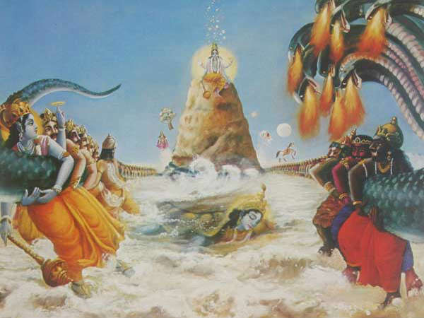 শিউলি গাছের উদ্ভব সমুদ্র মন্থন থেকে