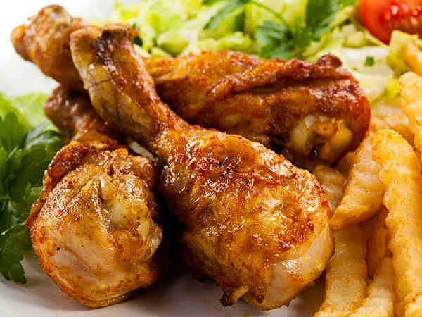 6) Soften the meat and peel the banana