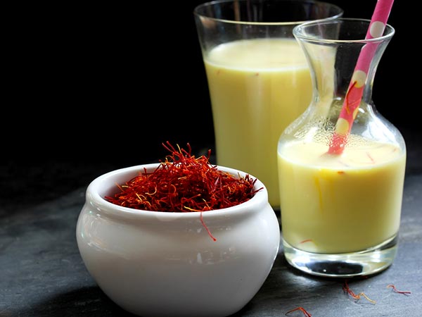 ৬) কেশর দুধ