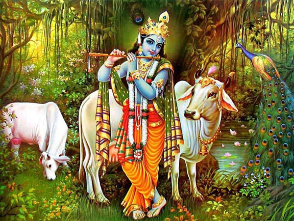 কৃষ্ণকে একটি রূপোর বাঁশি নিবেদন করুন