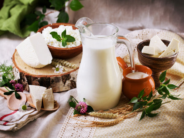 Include calcium rich foods in the diet